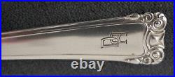 Cuillère À Sauce En Argent Massif Poinçon 800 Époque 1930 Art Déco