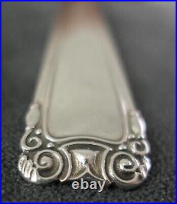 Cuillère À Sauce En Argent Massif Poinçon 800 Époque 1930 Art Déco