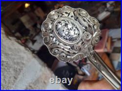 Cuillère À Saupoudrer En Argent Massif Poinçons À Identifier Longueur 20,5cm