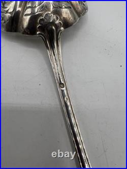 Cuillere A Sucre Saupoudreuse Argent Massif Poincon Minerve Armoiries