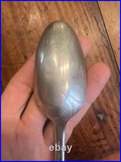 Cuillère Argent Massif XVIII Eme Poinçon & Armorie Silver 18 th Spoon