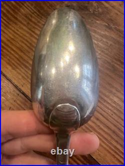 Cuillère Argent Massif XVIII Eme Poinçon & Armorie Silver 18 th Spoon