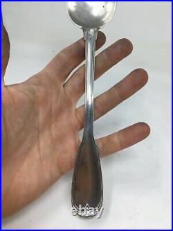 Cuillère a Ragoût Argent Massif Poinçon Vieillard Antique Silver Spoon 119 gr