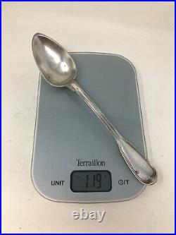 Cuillère a Ragoût Argent Massif Poinçon Vieillard Antique Silver Spoon 119 gr