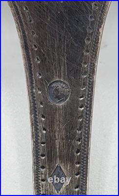 Cuillère à Saupoudrer (ARGENT Massif) rare poinçon VIEILLARD (1819 1838)