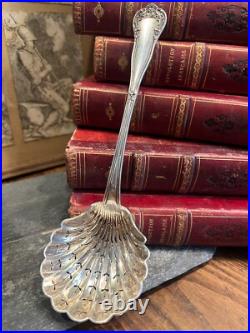 Cuillère a Saupoudrer Argent Massif & Poinçon Antique Silver Spoon N4