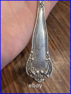 Cuillère a Saupoudrer Argent Massif & Poinçon Antique Silver Spoon N4