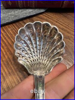 Cuillère a Saupoudrer Argent Massif & Poinçon Antique Silver Spoon N5
