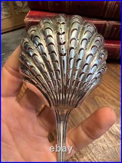 Cuillère a Saupoudrer Argent Massif & Poinçon Antique Silver Spoon N5