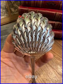 Cuillère a Saupoudrer Argent Massif & Poinçon Antique Silver Spoon N6