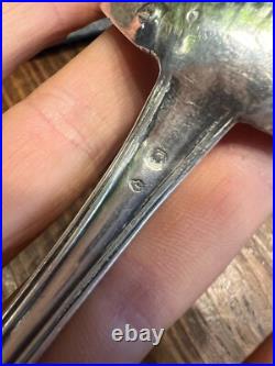 Cuillère a Saupoudrer Argent Massif & Poinçon Antique Silver Spoon N6