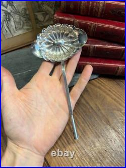 Cuillère a Saupoudrer Argent Massif & Poinçon Antique Silver Spoon N9