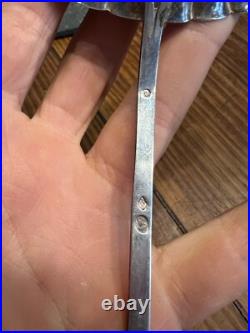 Cuillère a Saupoudrer Argent Massif & Poinçon Antique Silver Spoon N9