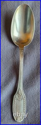 Cuillère à café en argent massif Style empire Poinçon Minerve + orfèvre