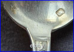 Cuillère à café en argent massif Style empire Poinçon Minerve + orfèvre