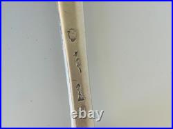Cuillère à soupe en argent massif, poinçons des Fermiers Généraux, uniplat 69 gr