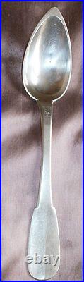 Cuillère à soupe uniplat argent massif Poinçon Minerve 1 93,46 gr