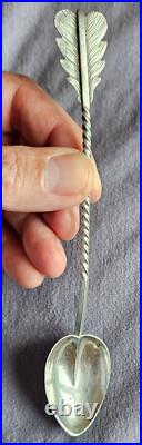 Cuillère à thé en argent massif poinçon Vieillard PARIS 1819-1838 Coeur & Plume