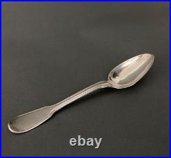 Cuillère en argent massif XVIIIe poinçons Fermiers Généraux H5470