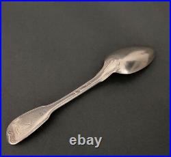 Cuillère en argent massif XVIIIe poinçons Fermiers Généraux H5470