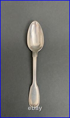 Cuillère en argent massif XVIIIe poinçons Fermiers Généraux H5470