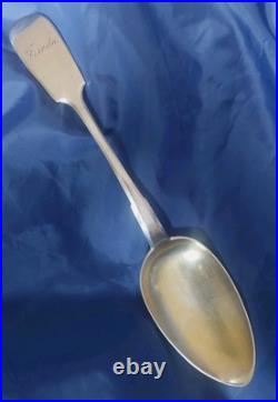Cuillère soupe argent massif russe poinçon 84 1887 Frieda