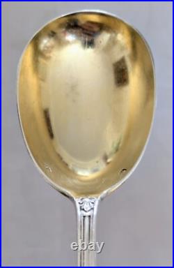 DEBAIN Cuillère à Crème Argent Massif Vermeil Poinçon Minerve