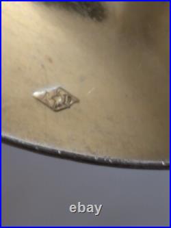 DEBAIN Cuillère à Crème Argent Massif Vermeil Poinçon Minerve