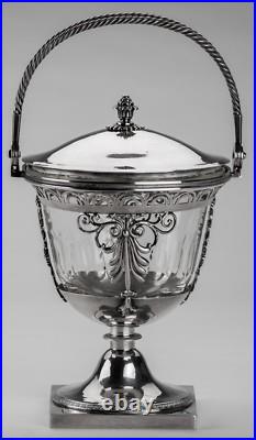 DRAGEOIR 18e POINÇON 1er COQ PARIS 1798 ARGENT MASSIF/CRISTAL DRAGEOIR