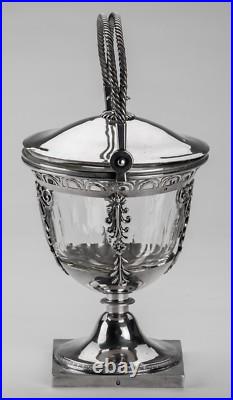 DRAGEOIR 18e POINÇON 1er COQ PARIS 1798 ARGENT MASSIF/CRISTAL DRAGEOIR