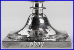 DRAGEOIR 18e POINÇON 1er COQ PARIS 1798 ARGENT MASSIF/CRISTAL DRAGEOIR