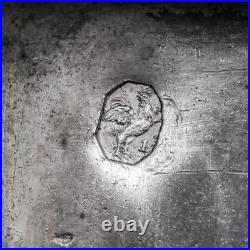 DRAGEOIR 18e POINÇON 1er COQ PARIS 1798 ARGENT MASSIF/CRISTAL DRAGEOIR