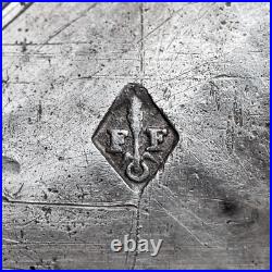 DRAGEOIR 18e POINÇON 1er COQ PARIS 1798 ARGENT MASSIF/CRISTAL DRAGEOIR