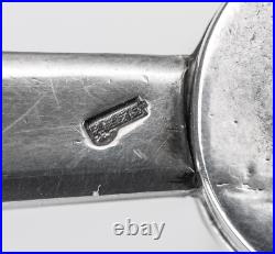 DRAGEOIR 18e POINÇON 1er COQ PARIS 1798 ARGENT MASSIF/CRISTAL DRAGEOIR