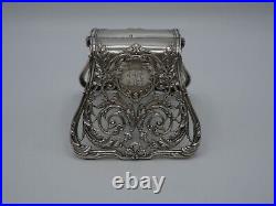 Debain Rare Pince A Asperges En Argent Massif Poincon Minerve Decor Louis XV