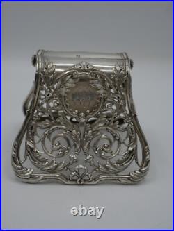 Debain Rare Pince A Asperges En Argent Massif Poincon Minerve Decor Louis XV