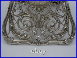 Debain Rare Pince A Asperges En Argent Massif Poincon Minerve Decor Louis XV