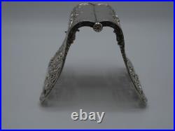 Debain Rare Pince A Asperges En Argent Massif Poincon Minerve Decor Louis XV