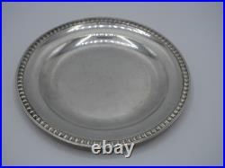 Dessous De Bouteille Ou Assiette Argent Massif Poincon Minerve