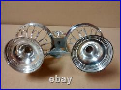 Double salière argent massif poinçon orfèvre Antoine Hience Paris (1809 1828)