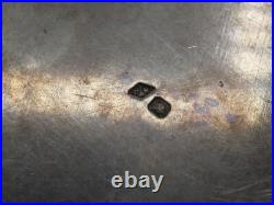 Drageoir Ou Beurrier En Argent Massif Et Verre Poincon Minerve 1 Er Titre