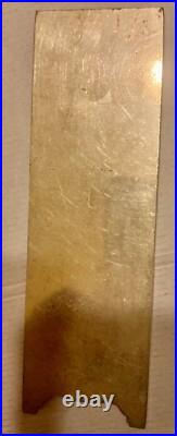 Écran de Lettré, ancien, ARGENT MASSIF, poinçonné au dos, dynastie Qing RARE