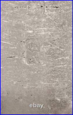 Écran de Lettré, ancien, ARGENT MASSIF, poinçonné au dos, dynastie Qing RARE