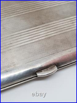 Etui Ou Porte Cigarette Argent Massif Poincon Minerve Bel Etat D'usage 125 Gr
