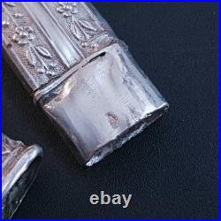 Etui à aiguilles Argent buste de femme romaine Poinçon tête de lièvre vers 1820