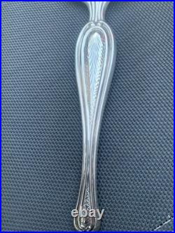Face main miroir ancien biseauté en argent poincon 800