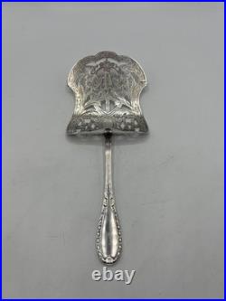 Falkenberg Rare Pelle A Asperges En Argent Massif Poincon Minerve Lauriers