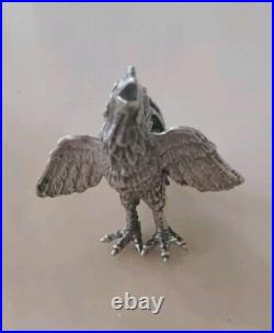 Figurine Coq En Argent Massif Poinçon 19ÈME