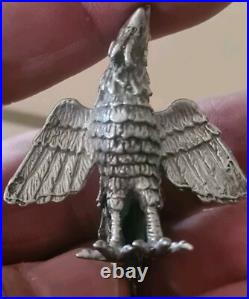 Figurine Coq En Argent Massif Poinçon 19ÈME