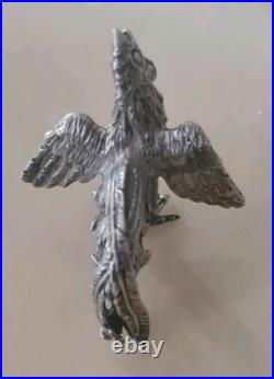 Figurine Coq En Argent Massif Poinçon 19ÈME
